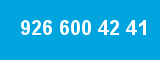 926 600 42 41 926 600 42 41